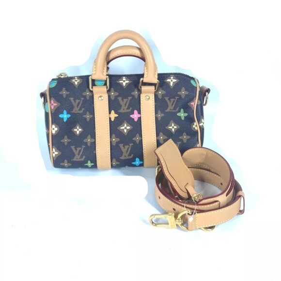 LOUIS VUITTON M24849 Monogram-Cragi Keepall-Bandouliere 25 Hand Bag Shoulder Bag - Picture 1 of 14